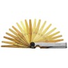 Facom Brass Feeler Gauge Set, Metric, 19 Blades, Brass Material, 100mm Blade Length 804.AM