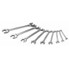 Facom 8-Piece Spanner Set Box, Sizes 8 x 9 to 22 x 24 mm 44.JE8