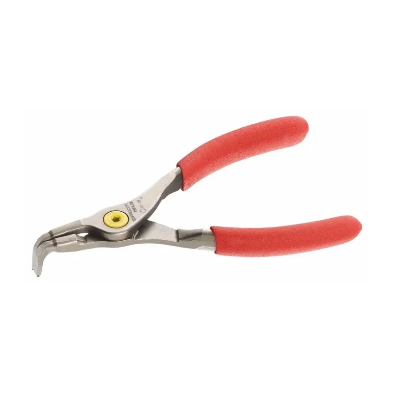 Facom 1-Piece Circlip Plier, 140mm Overall Bent Nose VDE/1000V Approved ESD Safe 197A.13