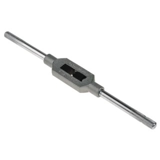 Facom Tap Wrench Tap Wrench Zamak Adjustable M5 to M12 Grey Hammered Finish 300mm Overall Length 831.2