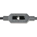Facom Tap Wrench Tap Wrench Zamak Adjustable M5 to M12 Grey Hammered Finish 300mm Overall Length 831.2