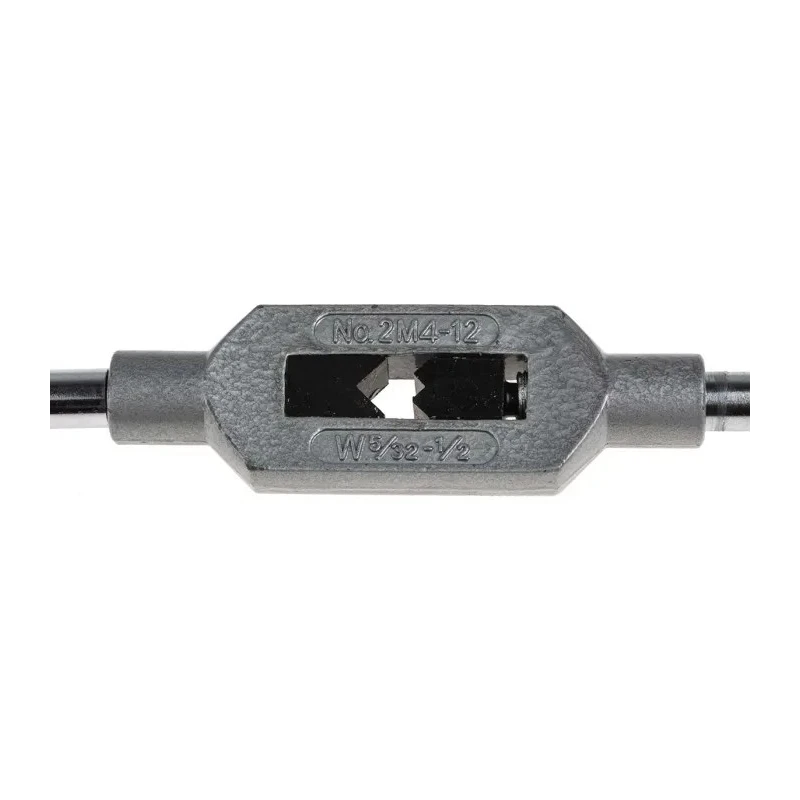 Facom Tap Wrench Tap Wrench Zamak Adjustable M5 to M12 Grey Hammered Finish 300mm Overall Length 831.2
