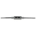 Facom Tap Wrench Tap Wrench Zamak Adjustable M5 to M12 Grey Hammered Finish 300mm Overall Length 831.2