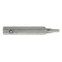 Facom Hex Screwdriver Bit, 4 mm Drive Size, 1.5 mm Tip Size, Hex Drive, 28 mm Overall Length EH.001.5