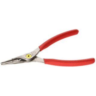 Facom 1-Piece Circlip Plier 180mm Overall Length External Jaw Straight Nose Steel PVC Handle ESD Safe 177A.18