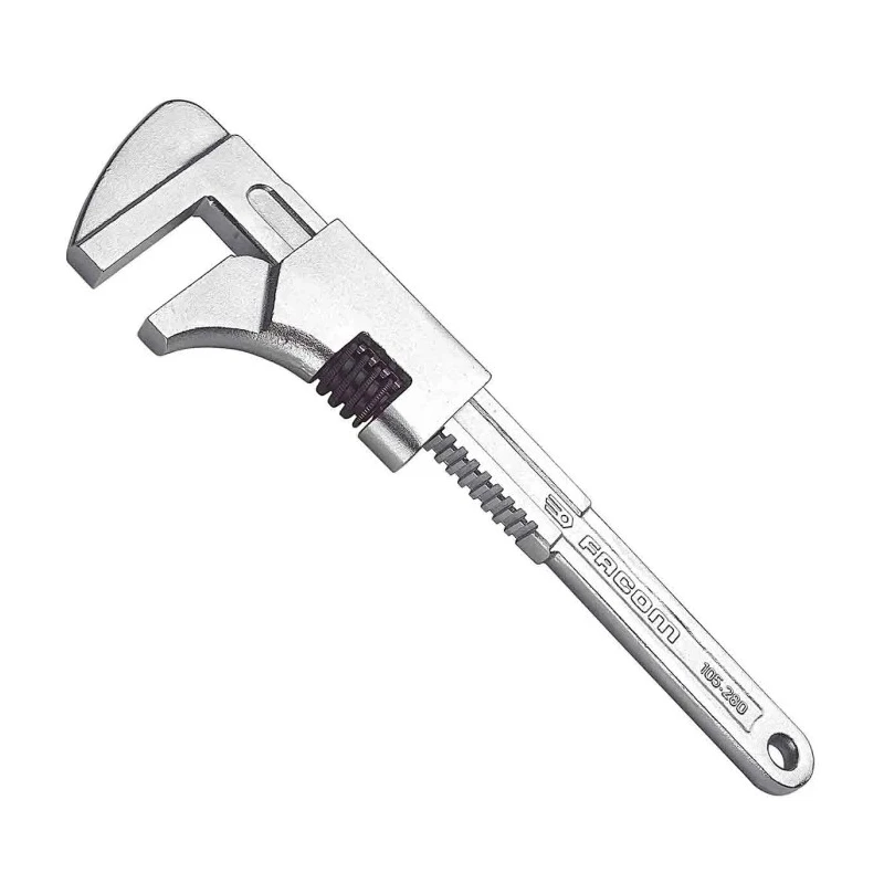 Facom 60 mm Jaw Capacity Adjustable Spanner 230 mm Overall Length Satin Chrome Finish 105.230