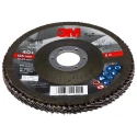 3M 769F Zirconia Aluminium Flap Disc 125 mm Fine Grade P40 Grit 10 Per Pack 7100196812