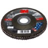 3M 769F Zirconia Aluminium Flap Disc 125 mm Fine Grade P40 Grit 10 Per Pack 7100196812