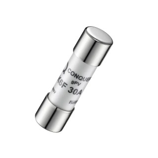RS PRO 15A GPV Ceramic Cartridge Fuse, 10 x 38 mm, 600V DC, Power Fuse, Ceramic Body 188-4481