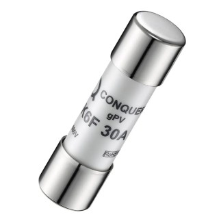 RS PRO 30A GPV Ceramic Cartridge Fuse, 10 x 38 mm, 600V DC, Power Fuse, IEC 60269-6 188-4488