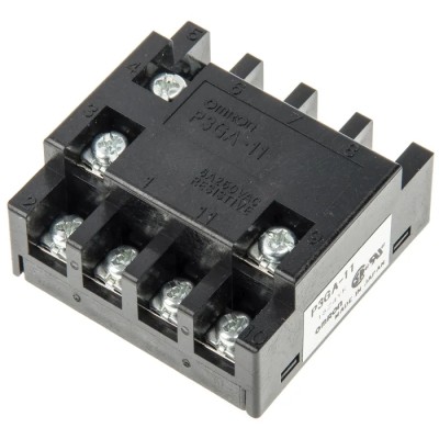 Omron 11-Terminal Plastic Housing Socket, Compatible With H3CR-F, H3CR-A, H3CR-H Series P3GA-11