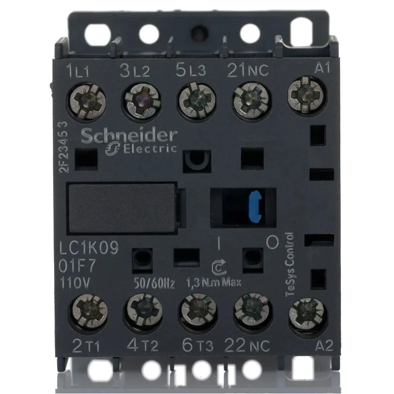 Schneider Electric LC1K Contactor 110V AC Coil, 3-Pole, 20 A, 4 kW, 3 NO, 690V AC LC1K0901F7