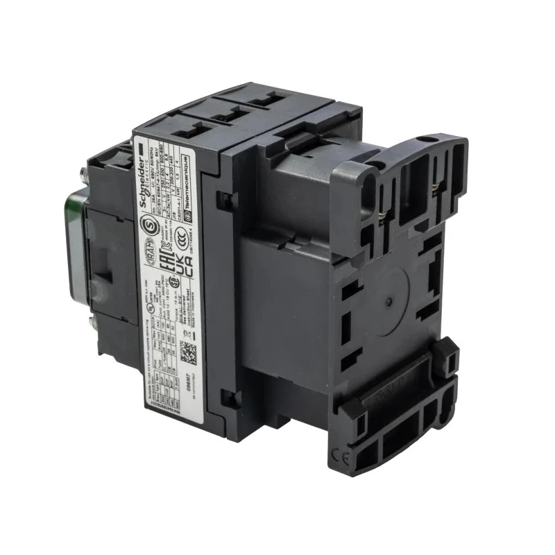 Schneider Electric LC1D Contactor 3-Pole 25 A 5.5 kW 220V AC Coil Motor Control DIN Rail LC1D096M7