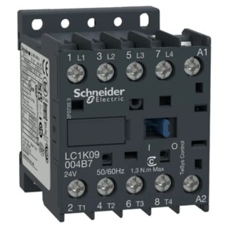 Schneider Electric LC1K Contactor, 220V AC Coil, 4-Pole, 20A, 4 NO, 690V AC LC1K09004M7