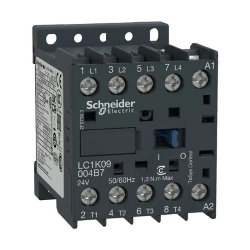 Schneider Electric LC1K Contactor, 220V AC Coil, 4-Pole, 20A, 4 NO, 690V AC LC1K09004M7