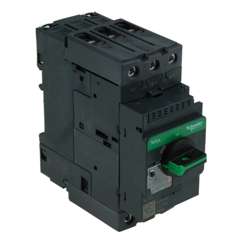 Schneider Electric TeSys GV3P Thermal Circuit Breaker 73A Current Rating 3-Pole DIN Rail Mount GV3P73