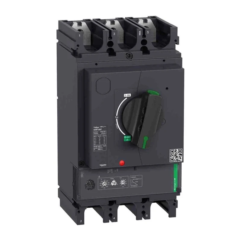 Schneider Electric TeSys GV6P Miniature Circuit Breaker, 3-Pole, 500A, 690V AC, 36 kA Breaking Capacity 
