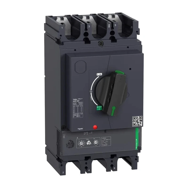 Schneider Electric TeSys GV6P Miniature Circuit Breaker, 3-Pole, 500A, 690V AC, 36 kA Breaking Capacity 