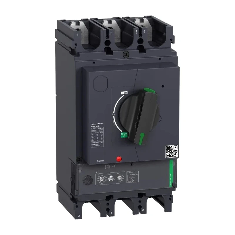 Schneider Electric TeSys GV6P Miniature Circuit Breaker, 3-Pole, 320A, 690V AC, 70 kA Breaking Capacity 