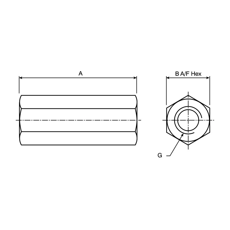 Parker Steel Hydraulic Check Valve, Inline Mount, G Thread, 20 L/min Flow, 0.35 Bar Cracking Pressure, Model 2301