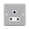 MK Electric 15A 1 Gang Electrical Socket Metalclad Plus USB Type A K843ALM