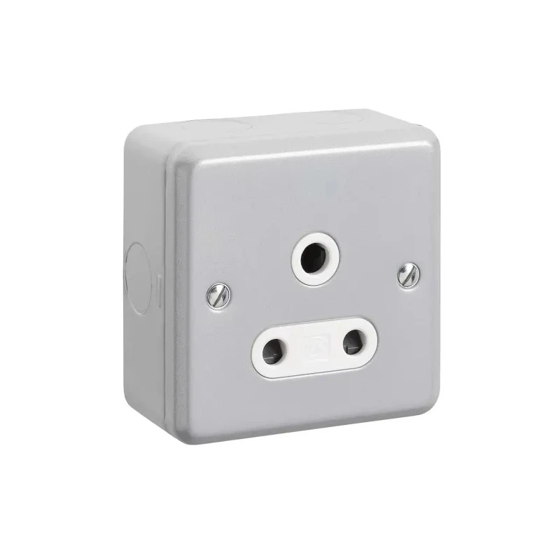 MK Electric 15A 1 Gang Electrical Socket Metalclad Plus USB Type A K843ALM