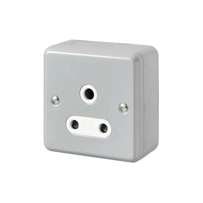 MK Electric 15A 1 Gang Electrical Socket Metalclad Plus USB Type A K843ALM