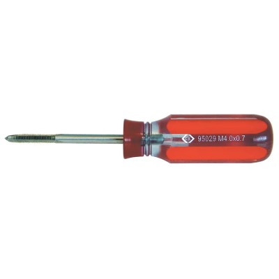 CK Acetate Handle High Speed Steel M4 Thread Rethreader 113 mm Total Length 495029