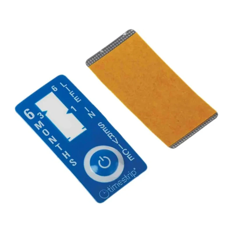 Timestrip Time Indicator Label 500 Labels Per Product Vertical Orientation 19mm x 40mm TS019