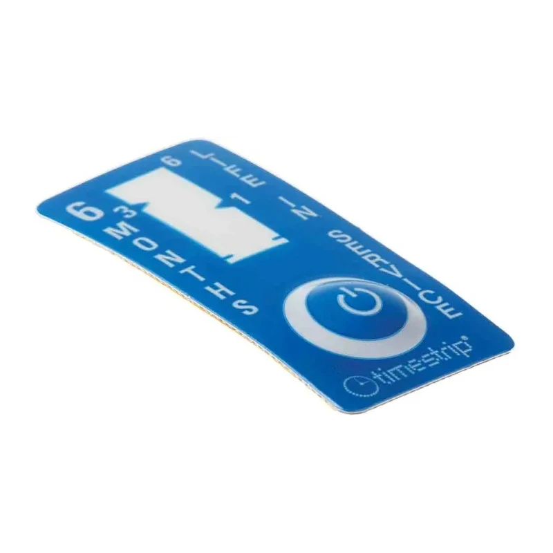 Timestrip Time Indicator Label 500 Labels Per Product Vertical Orientation 19mm x 40mm TS019