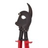 CK Flush Ratchet Cable Cutter Steel Handle Rubber Grip 52mm Maximum Cutting Capacity T3678