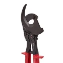 CK Flush Ratchet Cable Cutter Steel Handle Rubber Grip 52mm Maximum Cutting Capacity T3678