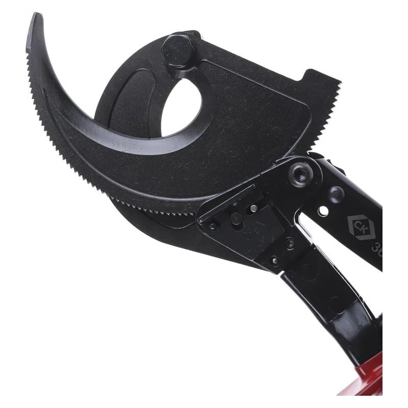 CK Flush Ratchet Cable Cutter Steel Handle Rubber Grip 52mm Maximum Cutting Capacity T3678
