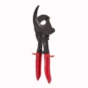 CK Flush Ratchet Cable Cutter Steel Handle Rubber Grip 52mm Maximum Cutting Capacity T3678