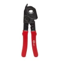 CK Flush Ratchet Cable Cutter 190mm Overall Length 32mm Max Cutting Capacity Steel Jaw Bi-Material Handle Rubber Grip 430007