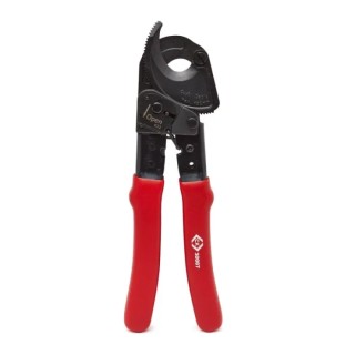 CK Flush Ratchet Cable Cutter 190mm Overall Length 32mm Max Cutting Capacity Steel Jaw Bi-Material Handle Rubber Grip 430007