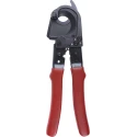 CK Flush Ratchet Cable Cutter 190mm Overall Length 32mm Max Cutting Capacity Steel Jaw Bi-Material Handle Rubber Grip 430007