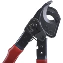 CK Flush Ratchet Cable Cutter 190mm Overall Length 32mm Max Cutting Capacity Steel Jaw Bi-Material Handle Rubber Grip 430007