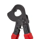 CK Flush Ratchet Cable Cutter 190mm Overall Length 32mm Max Cutting Capacity Steel Jaw Bi-Material Handle Rubber Grip 430007