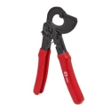 CK Flush Ratchet Cable Cutter 190mm Overall Length 32mm Max Cutting Capacity Steel Jaw Bi-Material Handle Rubber Grip 430007