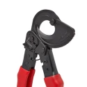 CK Flush Ratchet Cable Cutter 190mm Overall Length 32mm Max Cutting Capacity Steel Jaw Bi-Material Handle Rubber Grip 430007