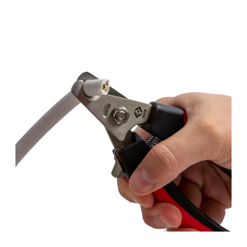 CK Cable Cutter Flush Type, Steel Jaw, Plastic Grip, 170 mm Length 430008