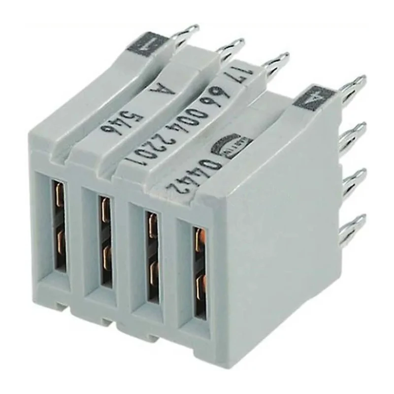 HARTING 3 mm Pitch Hard Metric Backplane Connector, Straight Female, 4 Column, 4 Row, 4 Way 17660042201