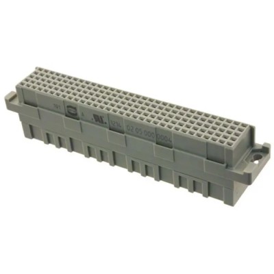HARTING 0205 Backplane Connector Straight Female 32 Column 5 Row 160 Way 1kV 1A Polycarbonate Housing Copper 02050000004