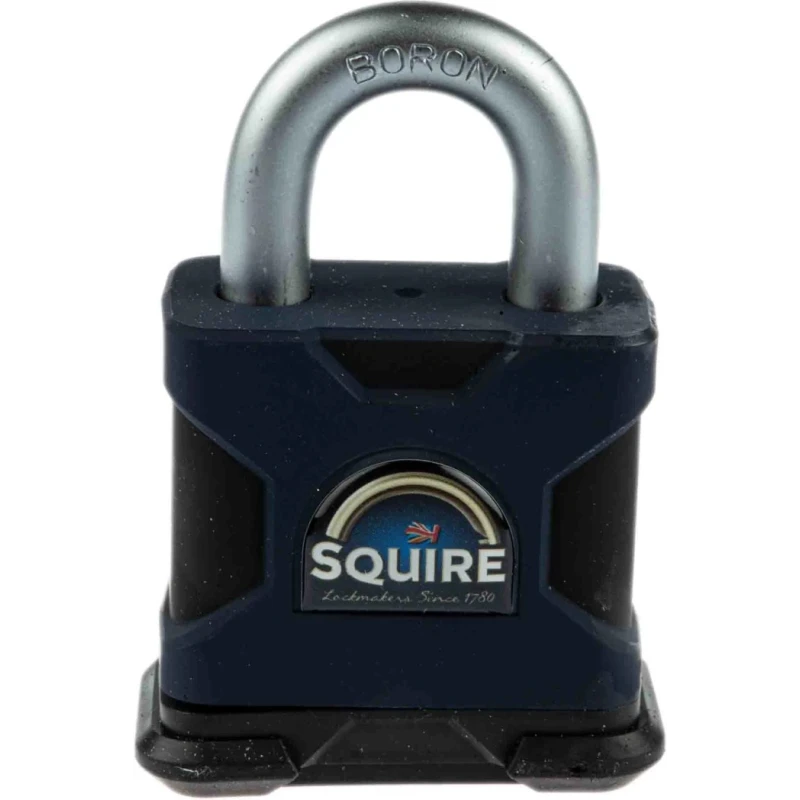 Squire Keyed Hardened Steel Padlock Weatherproof, 10 mm Shackle Diameter, 50 mm Body RS SS50P5