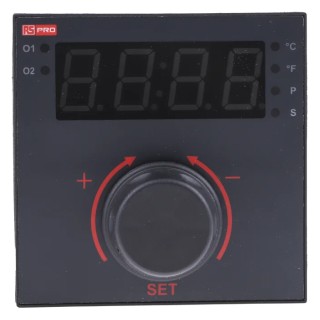 RS PRO Panel PID Temperature Controller 1 Input, 2 Output Relay 115V AC PID Controller 188-5166