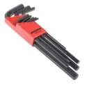 Bondhus 9 Piece L Metric Hex Key Set, Hex Size 1.5 to 10 mm HLX9M