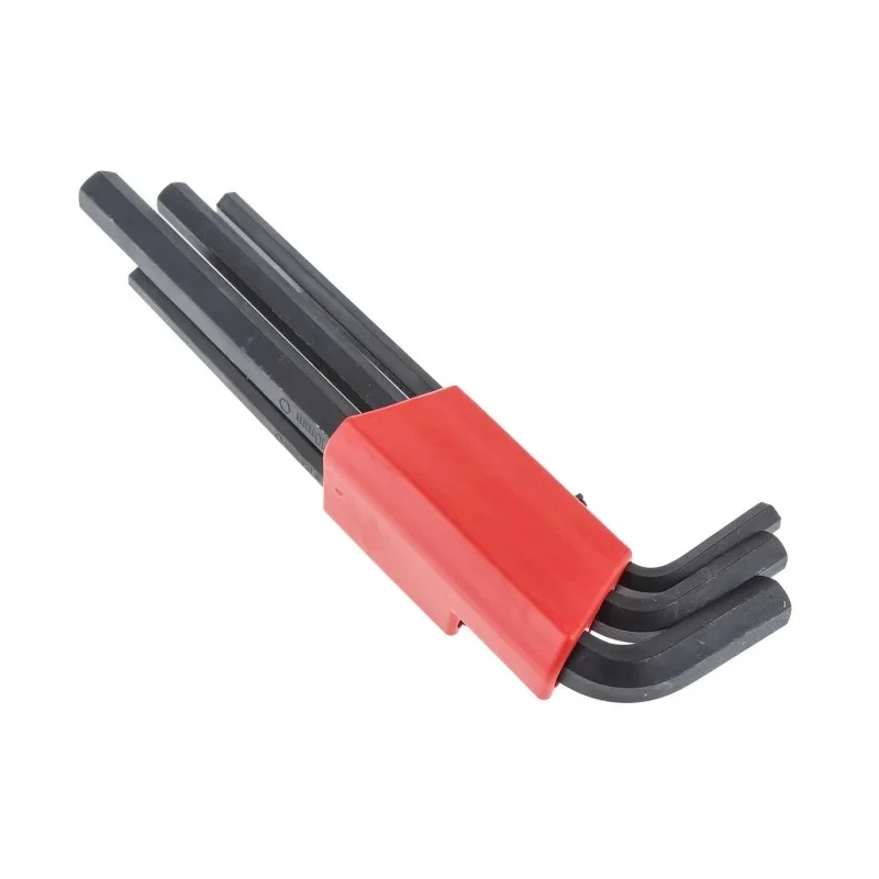 Bondhus 9 Piece L Metric Hex Key Set, Hex Size 1.5 to 10 mm HLX9M