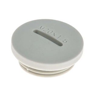RS PRO Threaded Blanking Plug M20 Thread, Polyamide 66 Material, 24 mm Diameter 865-9776