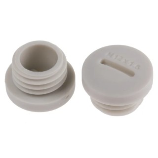 RS PRO Cable Gland Blanking Plug Polyamide 66, M12 Thread, 15 mm Diameter 865-9764